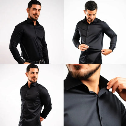 CAMISA DE ALGODÓN STRETCH EUROPEA