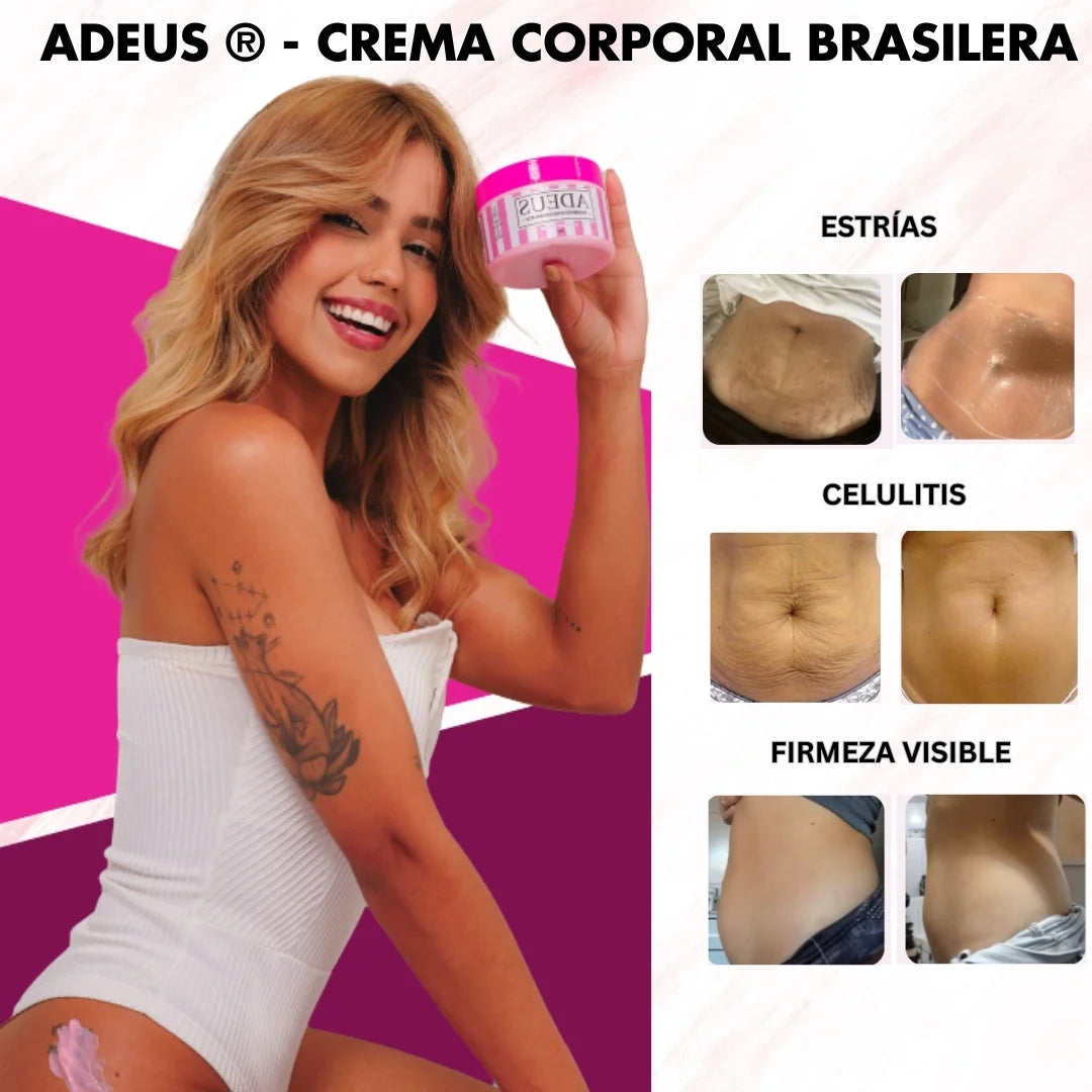 ✨ ADEUS ® CREMA CORPORAL MULTIFUNCIÓN – Celulitis, Estrías y Firmeza Visible