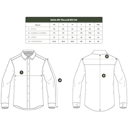 CAMISA ANTI-MANCHAS EUROPEA