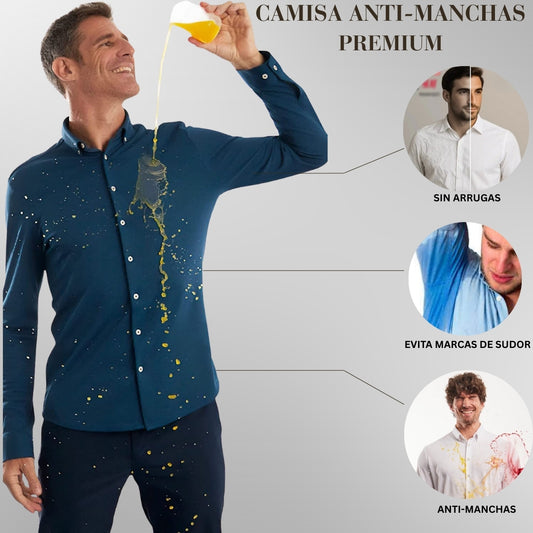 CAMISA ANTI-MANCHAS EUROPEA